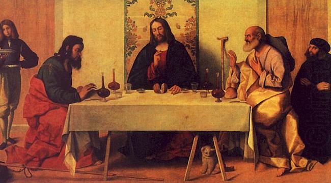 The Supper at Emmaus, Vincenzo Catena